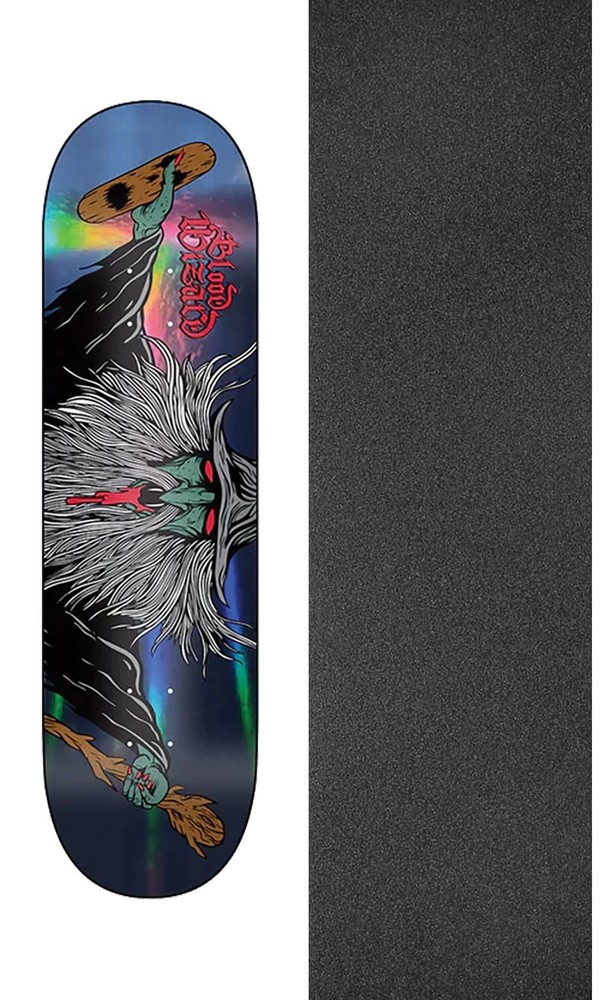 Blood Wizard Skateboards Flying Wizard Dark Prism 9" Skateboard Deck + griptape