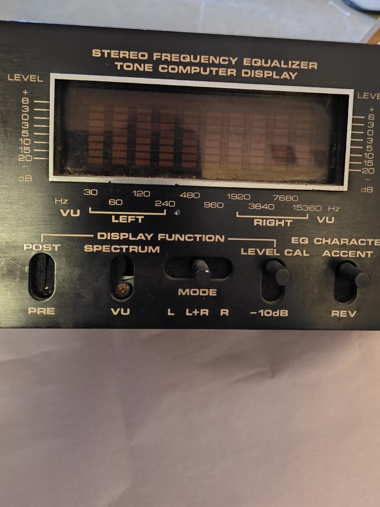 Vintage Numark EQ2600 Stereo Frequency Equalizer *Untested*