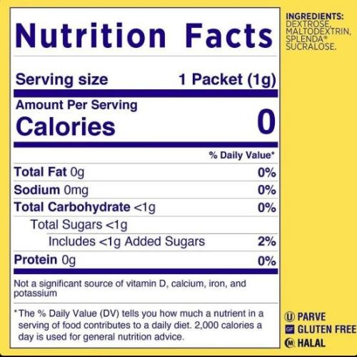 Splenda Zero Calorie Sweetener Packets (1,000 Count)