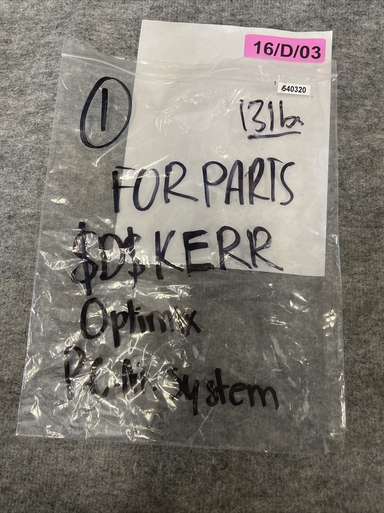 SDS Kerr Optimix 100 Programmble Computerized Mixing System FOR PARTS ONLY