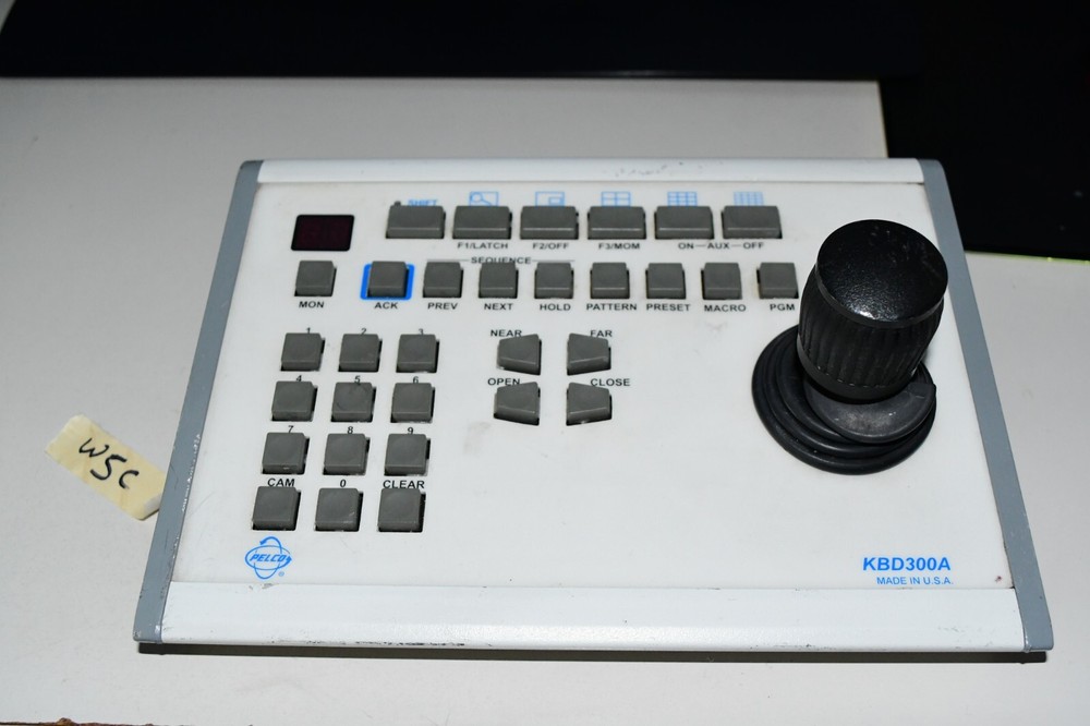 Pelco KBD300A Security Camera Joystick Keyboard PTZ Controller 568b Connection
