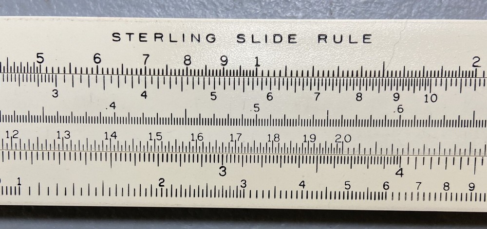Vintage SP Precision Sterling Slide Rule USA Engineering Tool ￼￼￼