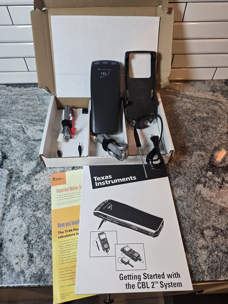 Texas Instruments CBL 2 Data Collection Interface System Probes Cables Manual