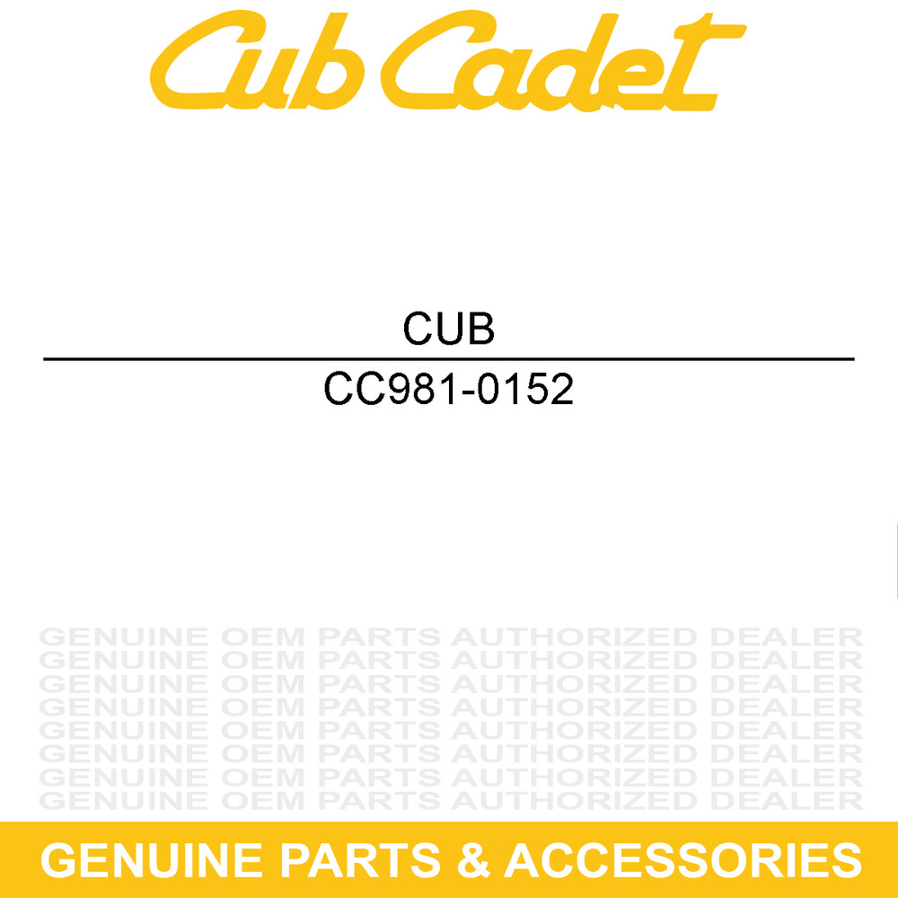 CUB CADET 981-0152 Impeller Assembly CSV220 CSV070 CSV061 CSV060K CSV050 CSV 24A