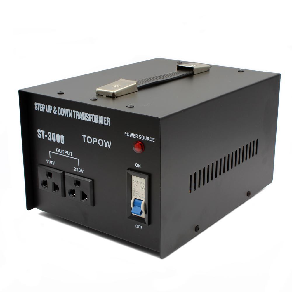3000 Watt Step Up and Down Electrical Power Voltage Converter Transformer