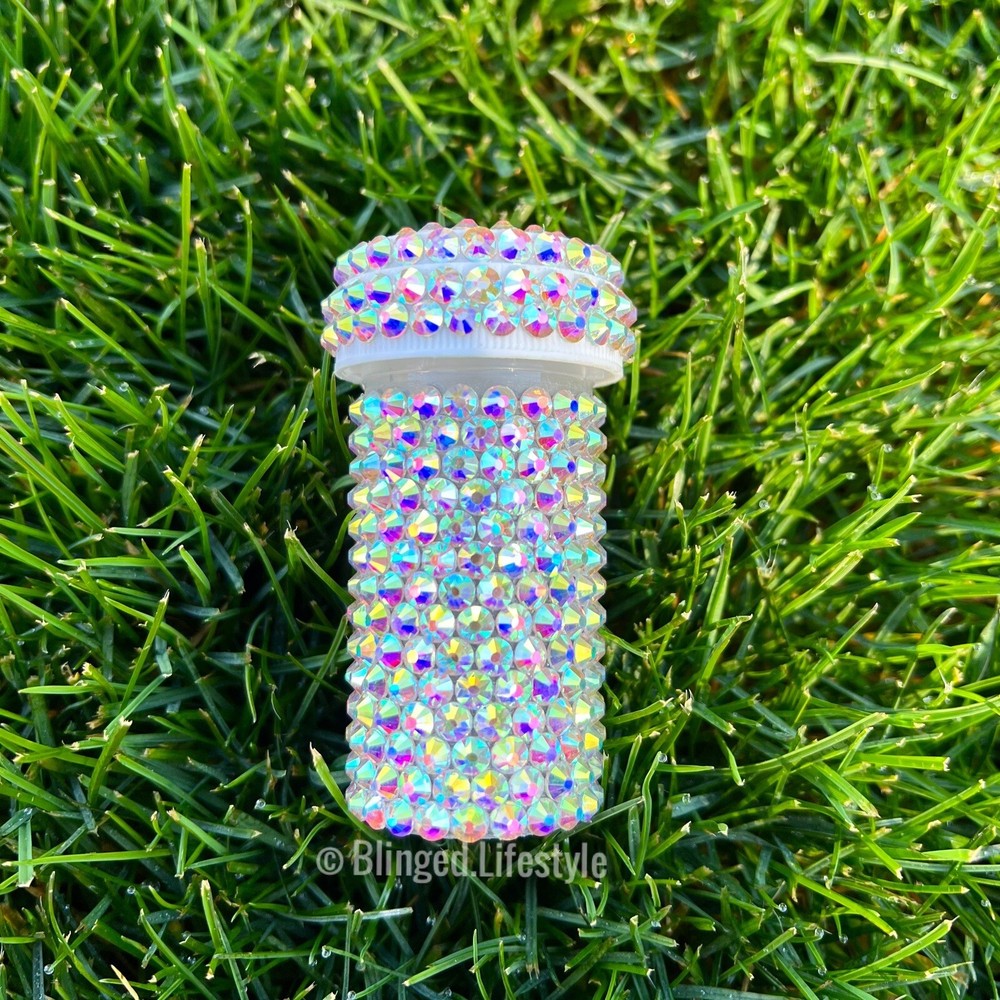 Bling Pill Bottle - Smaller 13 Dram Bling Accessories