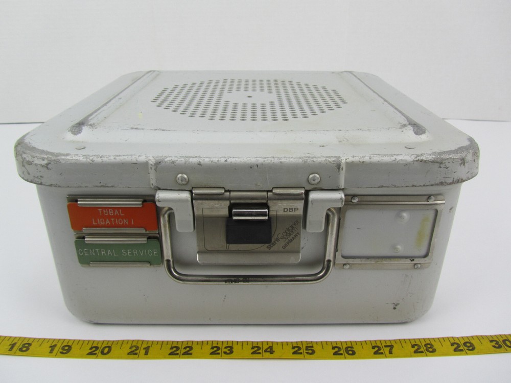 Aesculap DBP Sterilization Container with Lid Insert/Tray & Filter Plates SKU C1