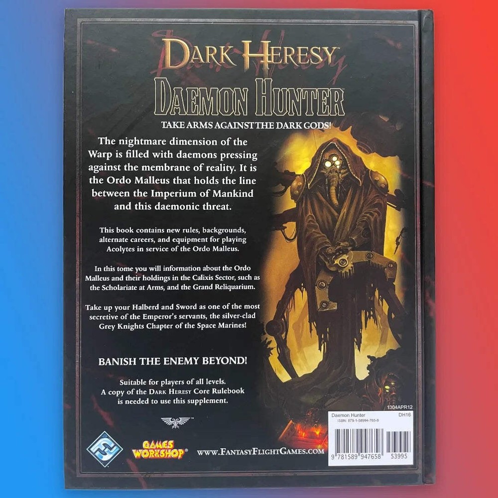 Daemon Hunter Dark Heresy Warhammer 40K RPG