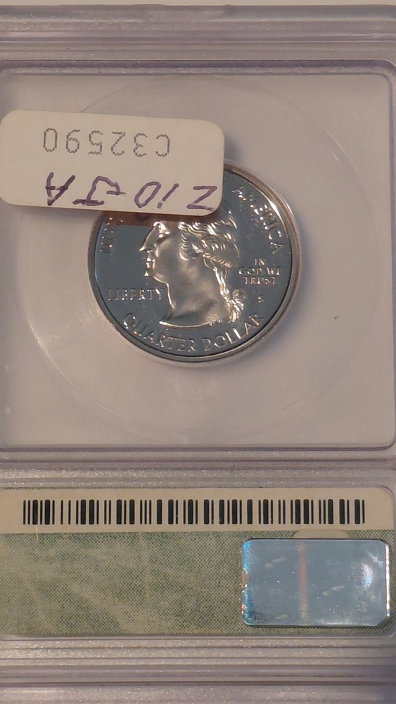 2000-S Proof State Quarter Set 25c ICG PR70 DCAM Clad