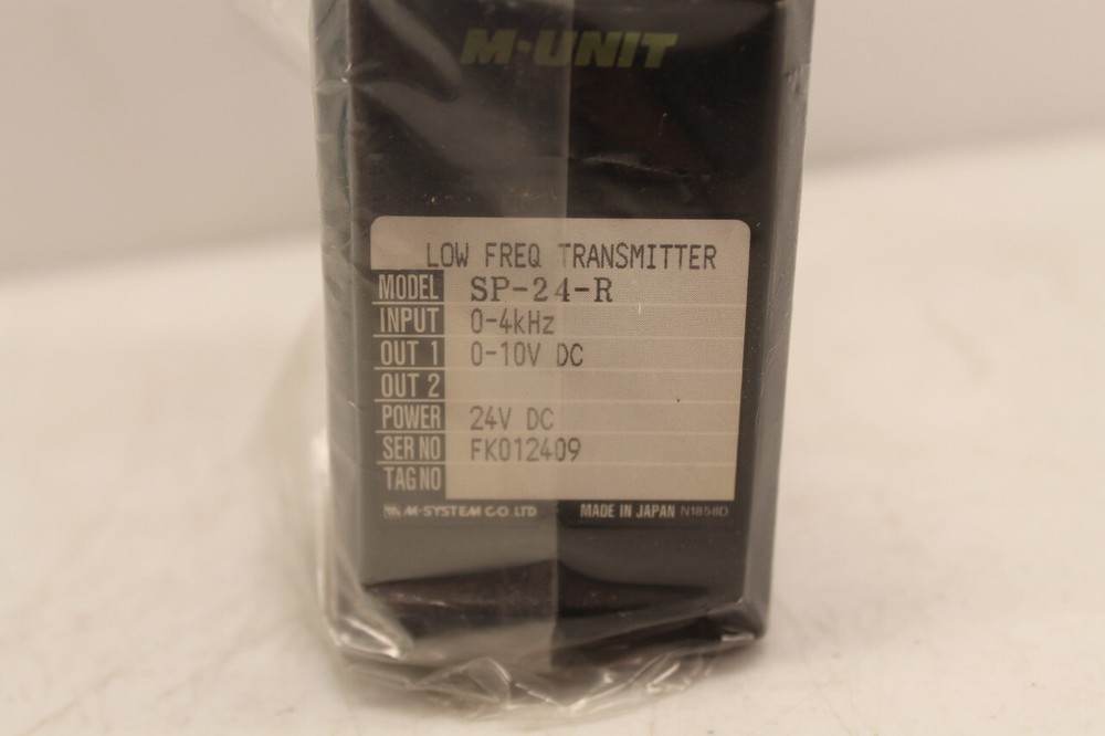 M-System SP-24-R Frequency Transmitter New In Box