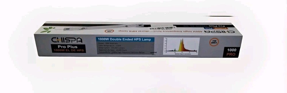 Chispa ProPlus 1000W EL DE 400V High Frequency Double Ended HSP Grow Lamp