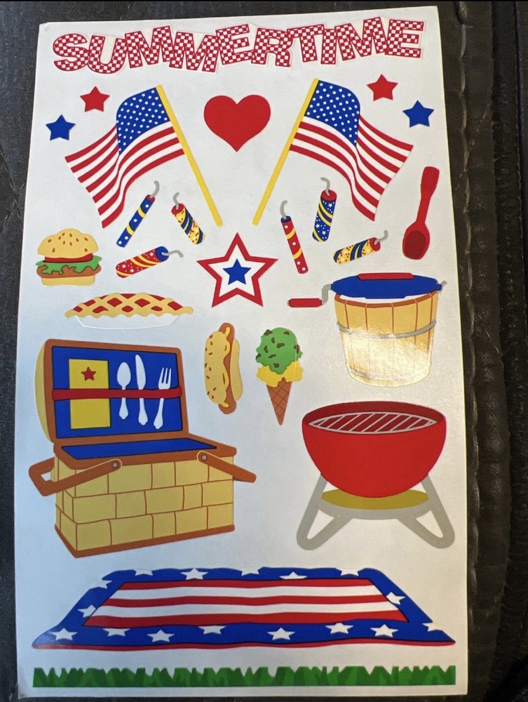 Mrs. Grossman’s Large Stickers Summertime