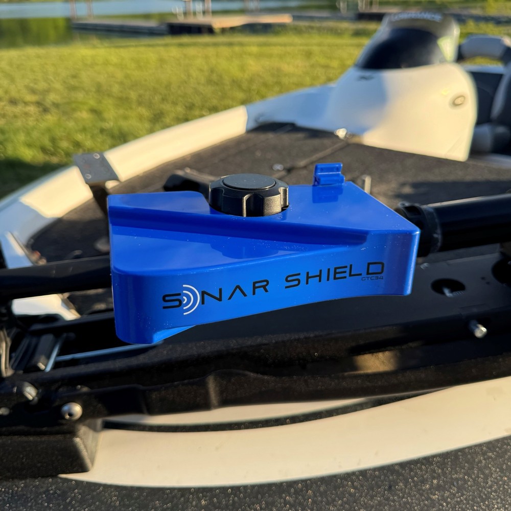 Lowrance Active Target Two Transducer Cover by Sonar Shield (Blue)