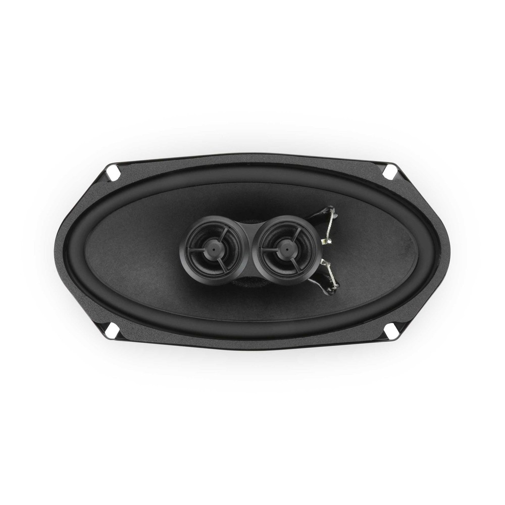 RetroSound Premium 4" x 8" Ultra-thin 3-Way Dash Speaker Pair