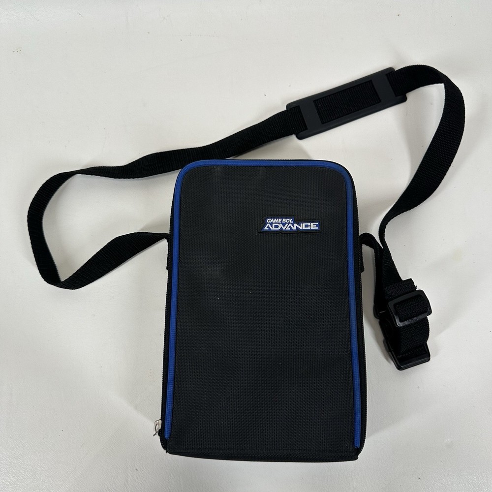 Game Boy Advance Black Shoulder Carry Case with Insert Compartment