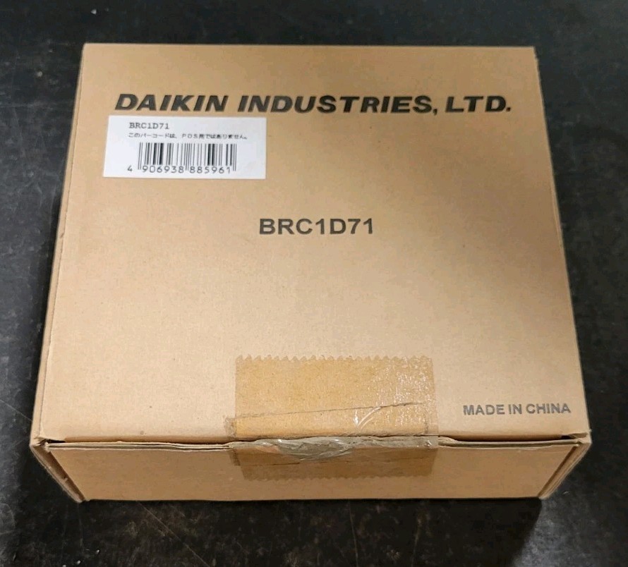 Daikin Wall-Mount Programmable P1/P2 Remote Controller *BRC1D71 *See description