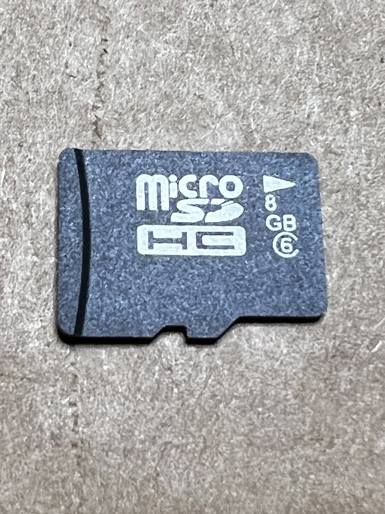 8 GB MicroSDHC Micro SD Card Memory Card