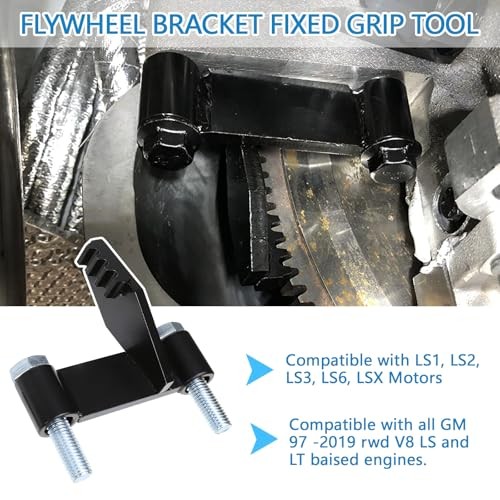 LS Flywheel Locking Tool, Car Engine Flexplate Locking Holder Tool, Flex Plate