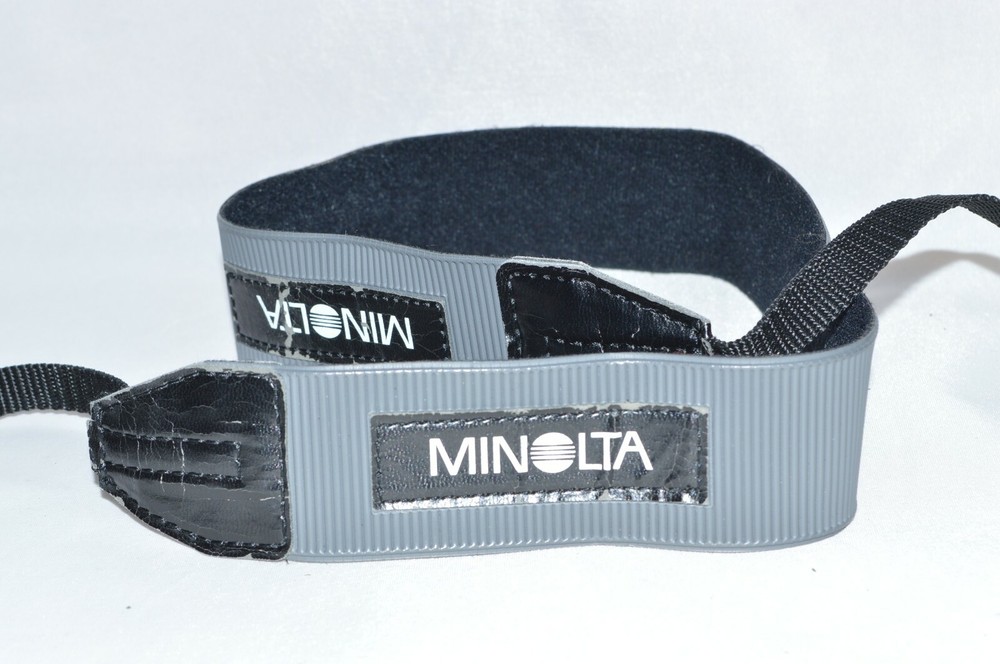 Minolta Black and Grey Adjustable Camcorder Camera Strap (CS-144)