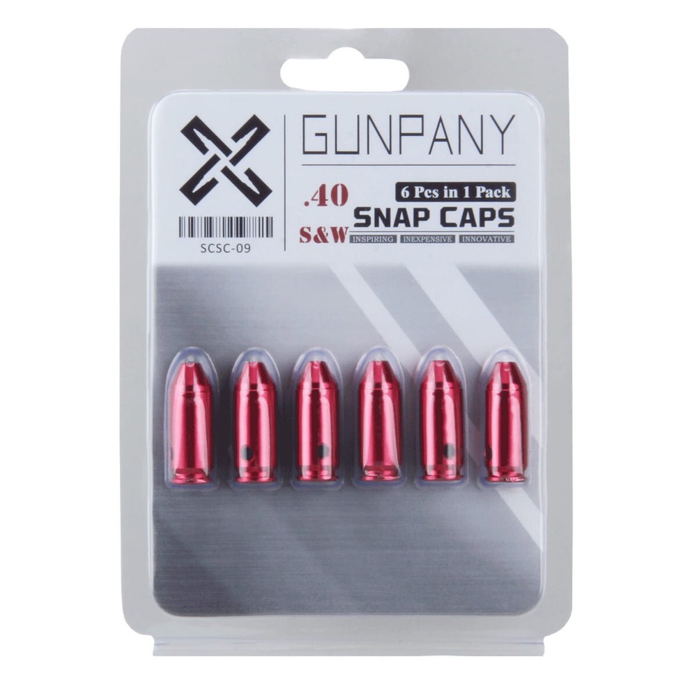 40 S&W Training Snap Caps with sling - 6pc