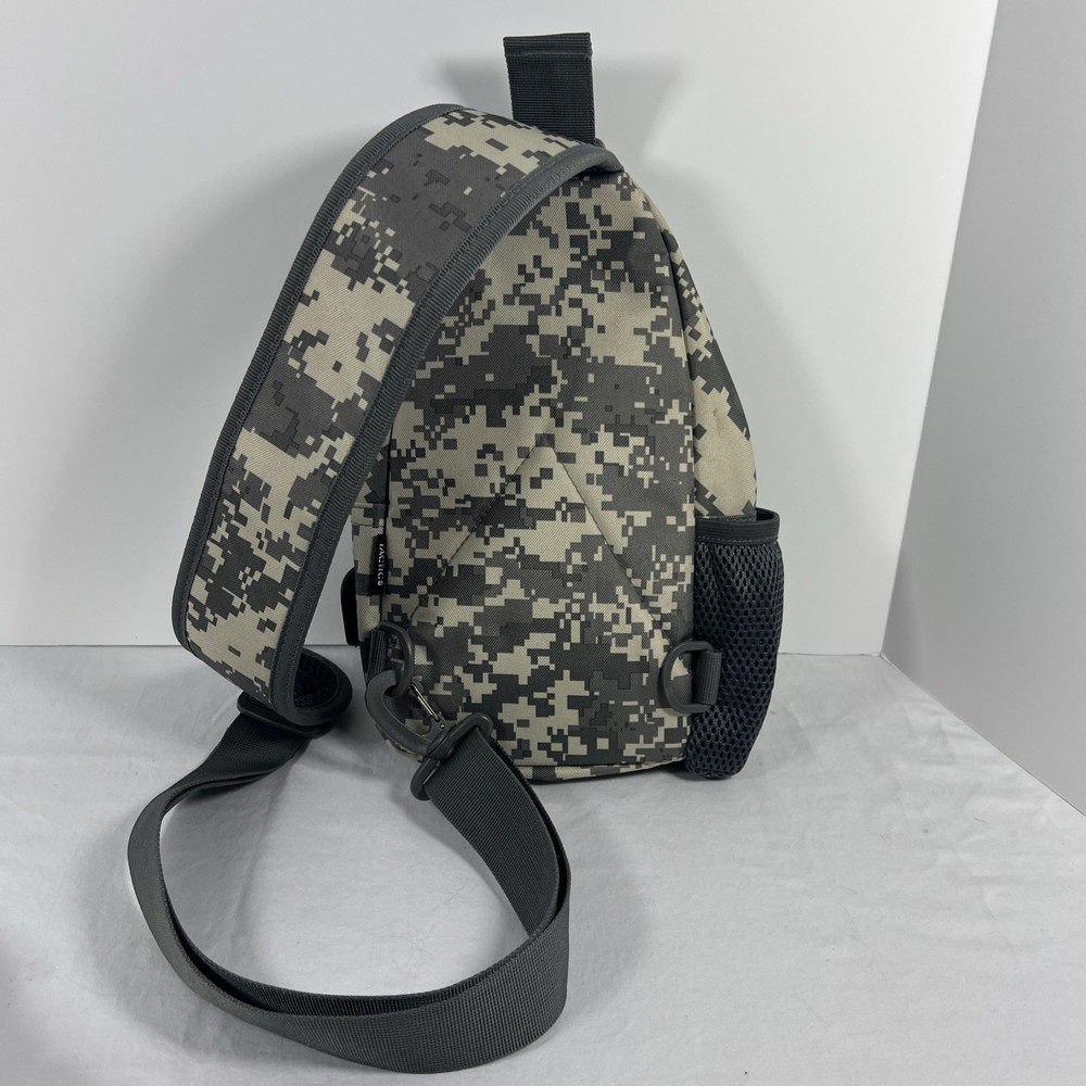 Tactical Sling Chest Backpack Digital Camo MOLLE Crossbody Bag Shoulder Backpack
