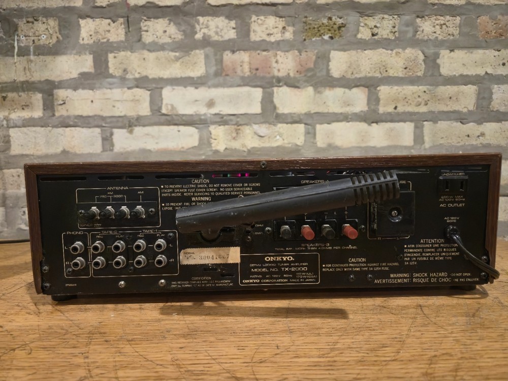 ONKYO TX-2000 receiver Serviced Fully Functional