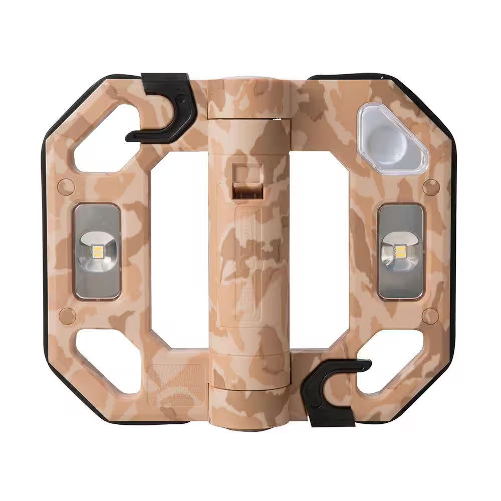 200-Lumen Mini Compact Folding LED Work Light - Desert Sand