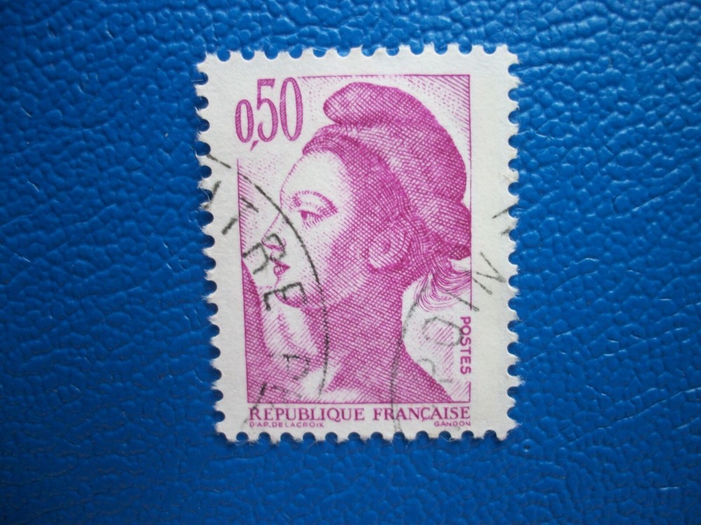 France, 1982, Liberte, canceled