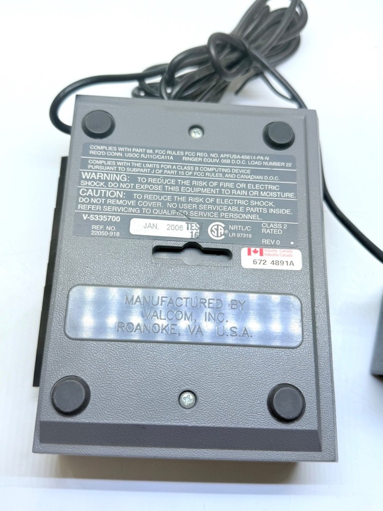 Valcom V-5335700 PagePac PagePal Interface Unit with Power Supply USA Excellent!