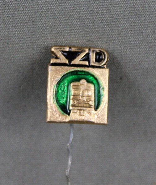 Vintage Train Pin - SZD Soviet Railways - Stick PIn