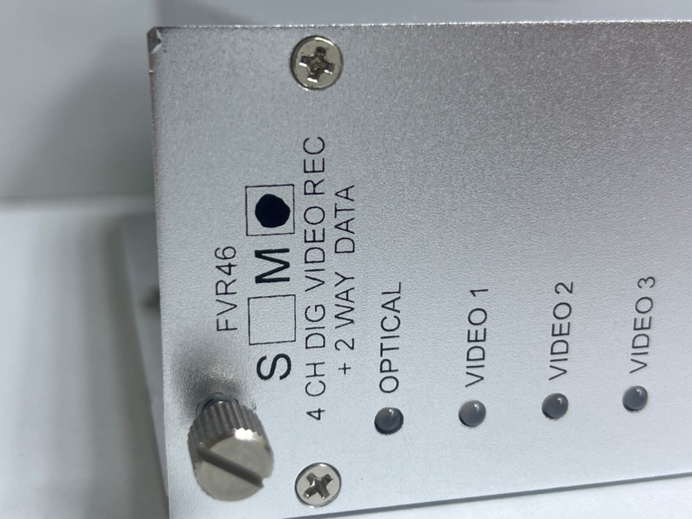 COMNET COMMUNICATION NETWORKS FVR46(M) 4 CH DIG VIDEO REC +2 WAY DATA