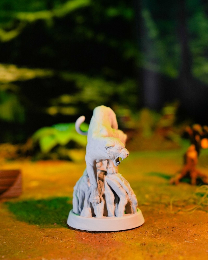 DnD Jaguar Mini 32mm Scale TTRPG