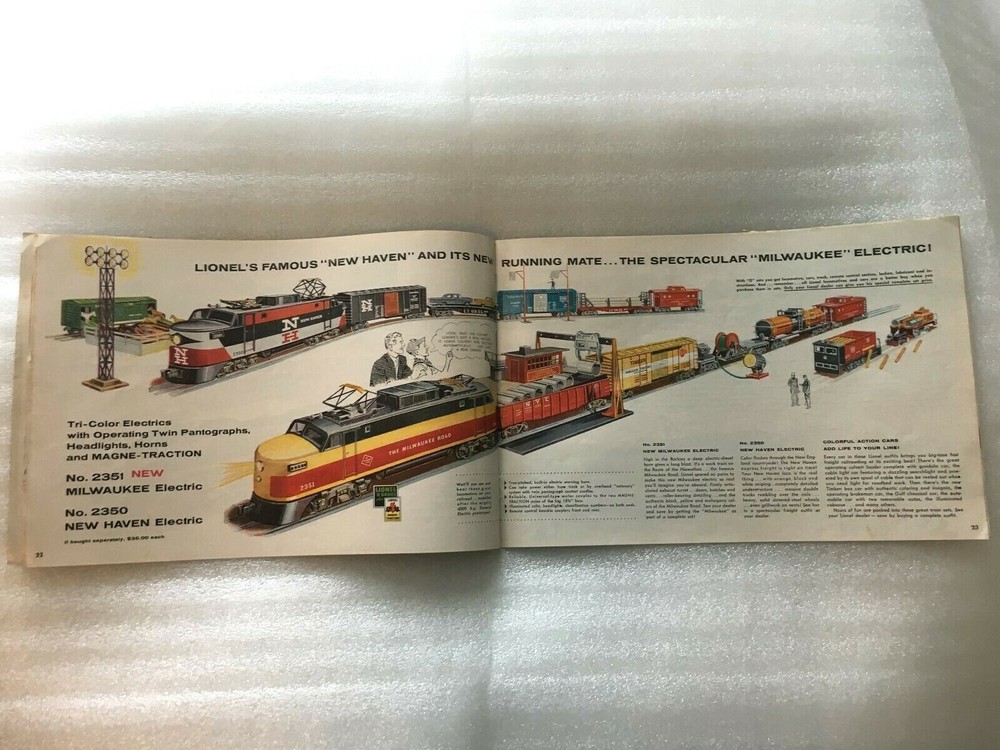 ORIGINAL LIONEL POSTWAR 1957 CONSUMER TRAIN CATALOG
