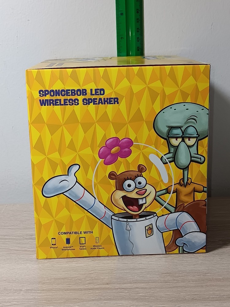 *FREE SHIP* SPONGEBOB SQUAREPANTS SPEAKER Wireless Bluetooth LED Color Changing