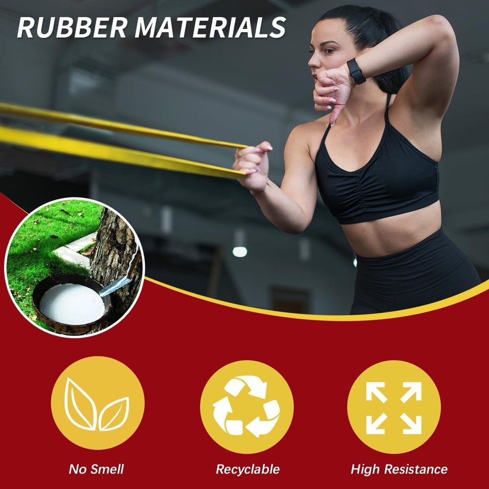 Resistance Bands,Pull Up Assist Bands Set with Handles, Exercise & Workout Ba...