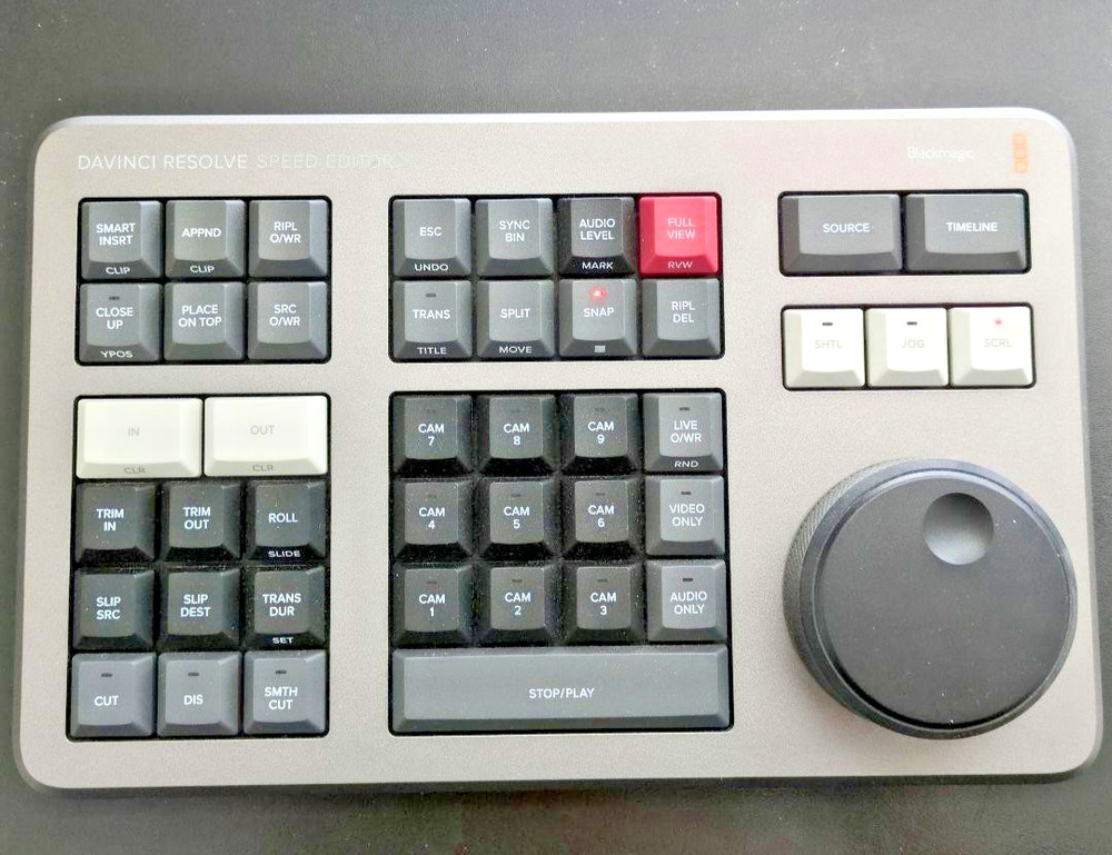 Blackmagic Design DaVinci Resolve Speed Editor Editing Keyboard Control Panel Jp