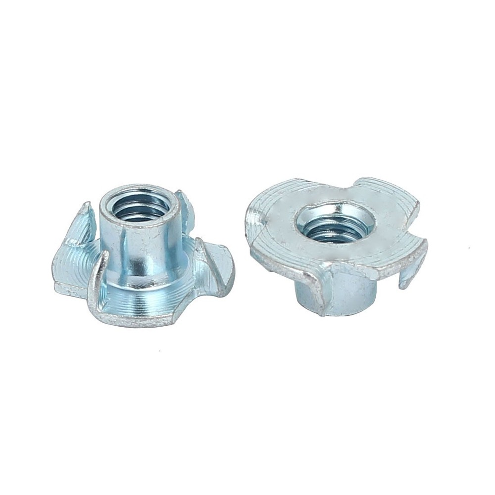 1/4-INCH Thread 8mm 4 Rebs Fully Threaded T Fitting 5pcs