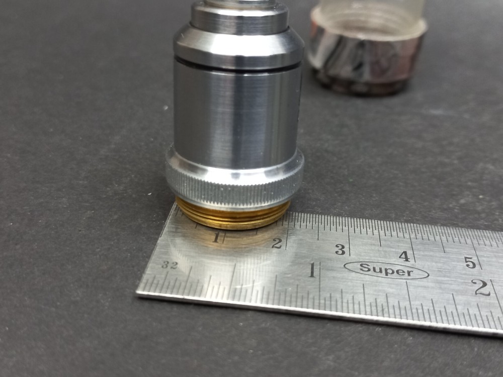 Soviet Vintage Microscope Lens LOMO 90/1,25, USSR Microscope Accessories