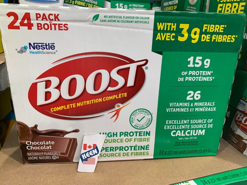AiWaWa CA, BOOST High Protein Meal Replacement Drink, Chocolate 24 x 237 mL