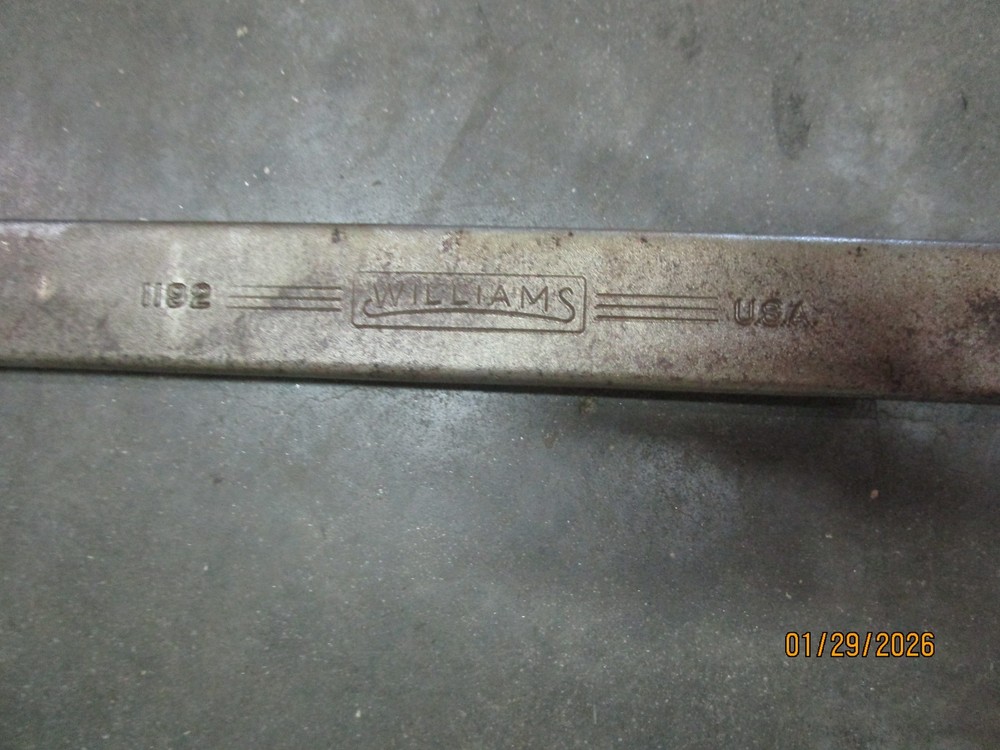 Williams 2-1/8" USA Combination Wrench Model 1192