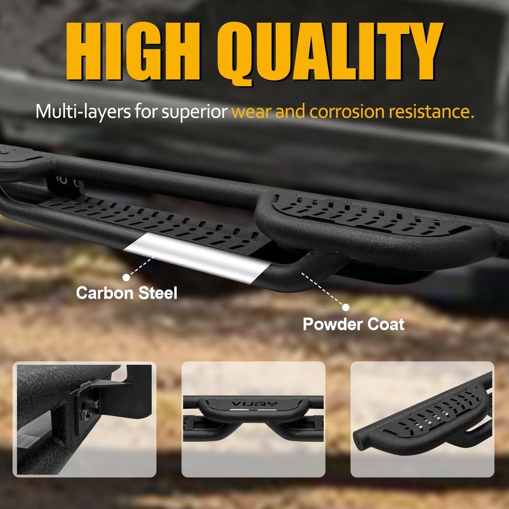 Drop Down Side Step Bars Running Boards Compatible with 2007- 2021