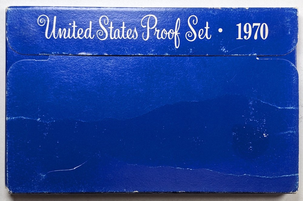 1970 S 1C 50C Proof Set Small Date