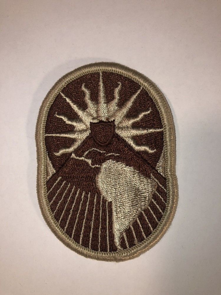 U.S.Army Element Southern Command Desert Tan & Brown Shoulder Patch