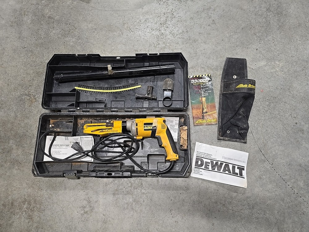 DeWalt Quick Drive 2000 Series DW275QD Screw Gun Bits Handle
