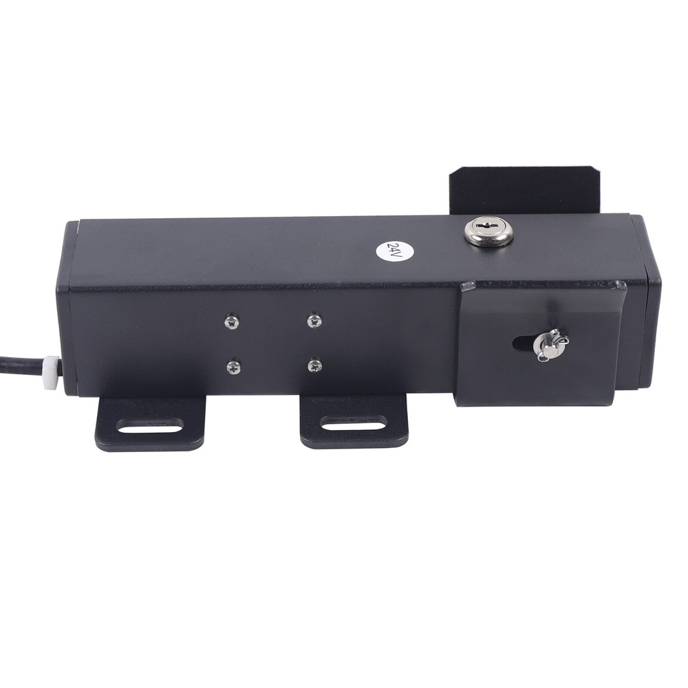 Black Electric Gate Lock Automatic Swing Sliding Gate Opener +Remote Control