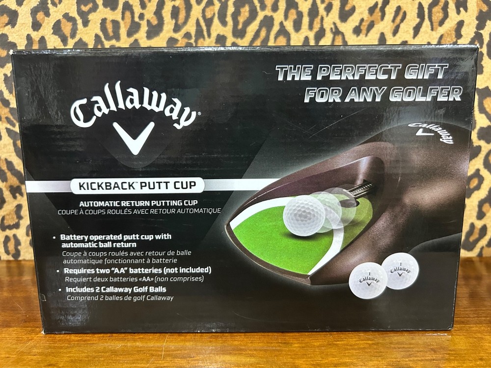 Callaway Kickback Putt Cup Battery Op 2 Balls Indoor Practice 2014