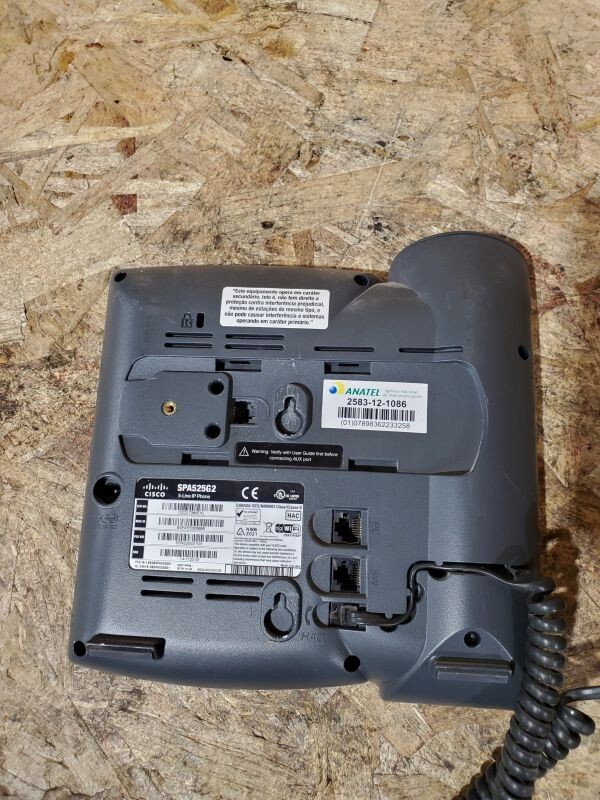 Cisco SPA525G2 5-Line IP Phone No Power Adapter