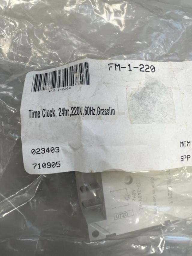 FM-1-220 24 Hour Time Clock