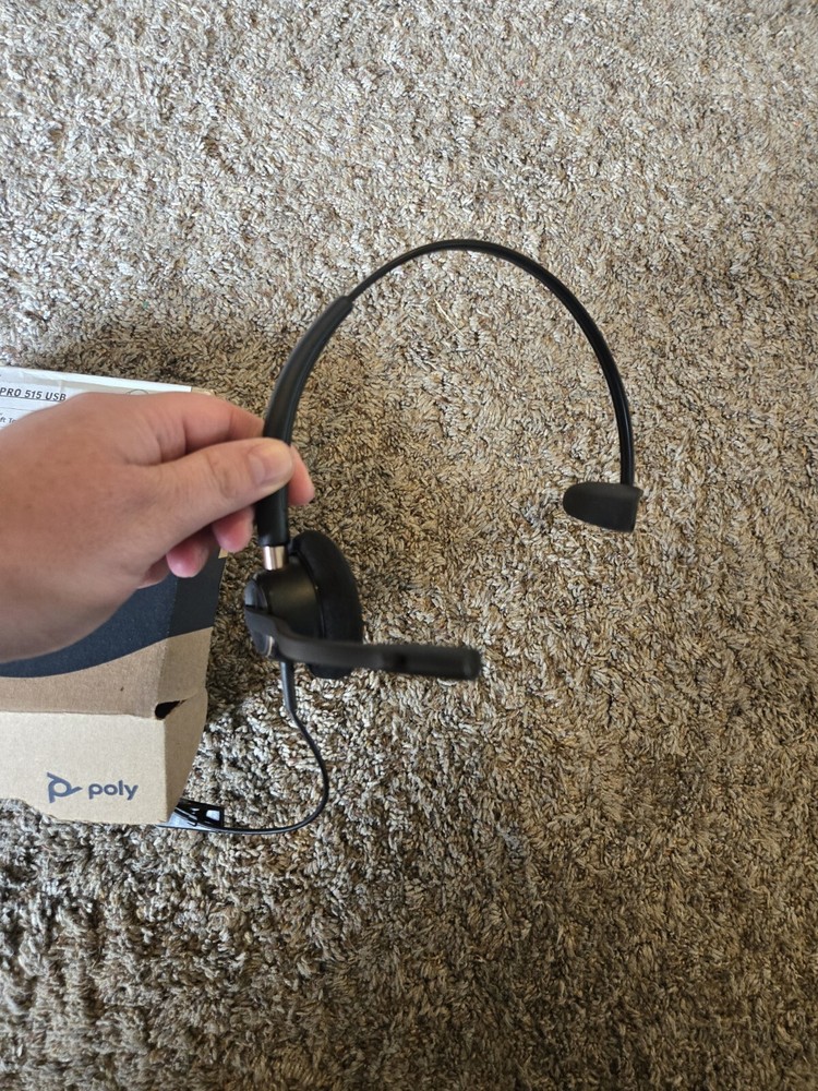 Poly EncorePro 515 Headset - USB-C, Wired, USB-A, on-ear, - 218271-01 Open Box