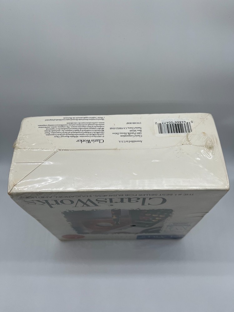 ClarisWorks Big Box PC Sealed Mac Macinstosh 1993 New Software & Handbook